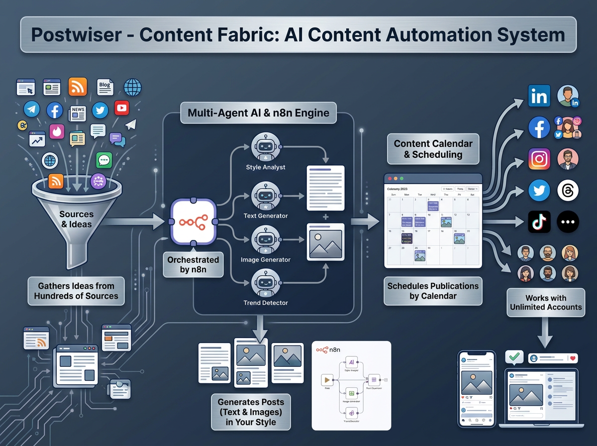 Postwiser Content Fabric Overview
